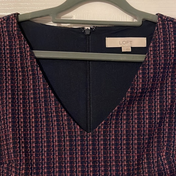 LOFT | NWOT Tweed Dress | Sz 2 - Picture 2 of 3